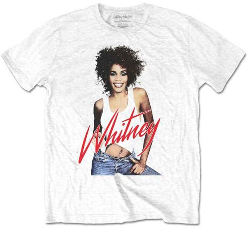 Whitney Houston T Shirt Wanna Dance Photo Official Unisex White XL