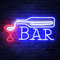 Neon Bar Sign - Dimmer Neon Bar signs for Home Bar Wall Decor, USB Powered Beer Led Sign for Bedroom Bistro Man Cave Party Club Business Open, Birthday Gifts for Man Girl Boyfriends(Blue)