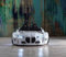 Car Bed for Boys Racing Car Bed with Mattress, Led Lights, Single Toddler Bed,Kids Bed Frame with Remote Control Lights & Sounds for Kids, Boys & Girls,Leather Cushioning(White)