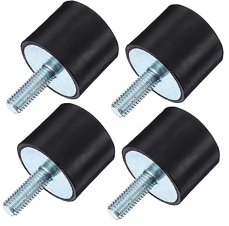 GLEAVI 12stücke Gummimontagen Anti-vibrations-isolatoren Für Motoren Generatoren Hochbelastbare Dämpfer Zur Geräuschreduzierung Und Stabilisierung