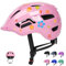 XJD Fahrradhelm Kinder, Kinderhelm für 2-8 Jahre Mädchen und Jungen, Skaterhelm Baby Verstellbar, Helm Fahrrad Kleinkind für Roller Scooter, Sporthelm (Rosa Blüten, XS)