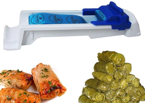 Weinblätter Maschine, Fleisch-Roller,Gemüsefleisch Rollwerkzeug,Weinblätter Rollmaschine,Weinblätter-Roller,Sushi Roller Werkzeug,Kohl Weinblätter Roller Zum Kochen, Sushi-Rollenmacher