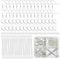 120 PCS Silver Earring Hooks, S925 Sterling Silver Earring Hooks for Jewellery Making, D-Shaped Making Supplies, Jewellery Findings for Make Pendants Bracelets
