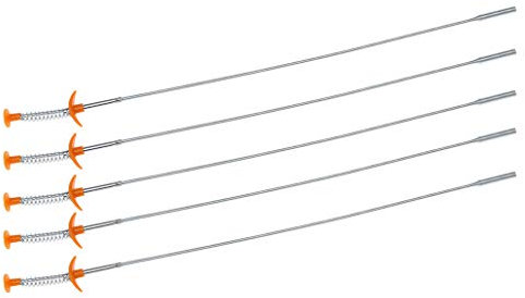 Pinza flessibile a lunga portata con pinza a molla, 60 cm, con custodia