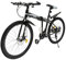 Levkitch 26 Zoll Mountainbike 21-Speed Erwachsene Faltenräder 26'' Rad MTB Rennrad mit doppelten Scheibenbremsen Hochfester Stahlrahmen bis zu 120 kg für Outdoor Travel Camping (Schwarz-Silber)