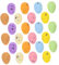 Hohopeti 100St Ostereier easter eggs easter egg decoration easter presents DIY Zubehör geschenkidee ostern Ei Dekoration Eierornamente aus Schaumstoff Festival-Szene- Osterdeko