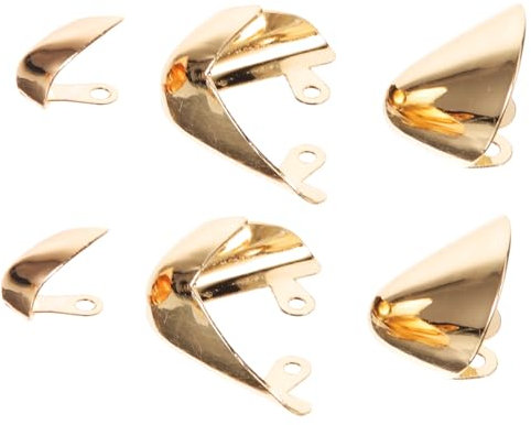 VALICLUD 3paia Capsule Protettive Per Talloni Metallo Per Scarpe Eleganti Decorativi e Resistenti Protezione Per Punte Di Alta Qualità Accessorio Per Scarpe Da Donna