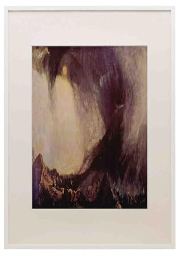 Hanibal crossing Alps in a storm Joseph Mallord Turner A3 A4 Framed Print Pictu