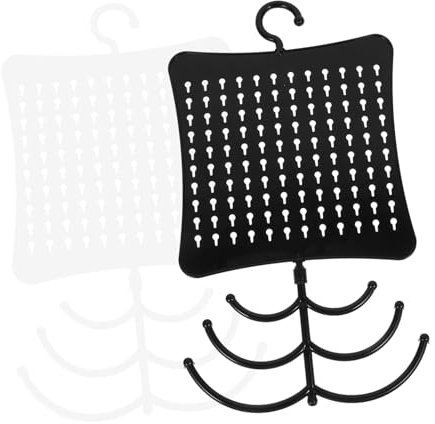 Amosfun 2 Stück -halsketten-organizer 120 Löcher Ohrringhalter-organizer Großer Schmuck-organizer Selbstklebender Schmuckaufhänger-organizer Für Geschäfte Und Zuhause