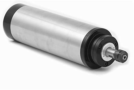Kit de moteur de broche CNC, 1.5kw refroidi à l'eau broche ER11 CNC moteur de broche à Air 1500W 65mm 24000 tr/min CNC moteur for CNC routeur fraiseuse pour fraiseuse CNC(Water-Cooled,110)