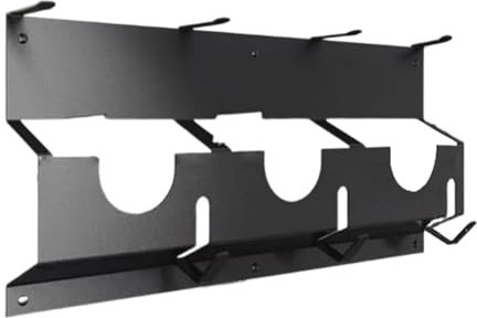 Angle Grinder Holder - Wall-Mounted Tool Organizer | Sturdy Storage Rack with Wire Hanging Function for Garage, Workshop, Shed, or Home | Dimensions: 43x18x2.5cm