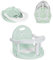 MS BabyWorld Asiento De Baño Elfi | Plegable, Ergonómico, Antideslizante y Seguro | Con Barra Para Una Facil Colocación Del Bebé | Con Ventosas Para Fijación