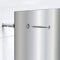 Ooivie Stainless Steel Splashback – Brushed finish - Splashback for Kitchen – cooker splashback – kitchen splashback – multiple sized kitchen splashbacks for walls (With holes, 600mm x 450mm)