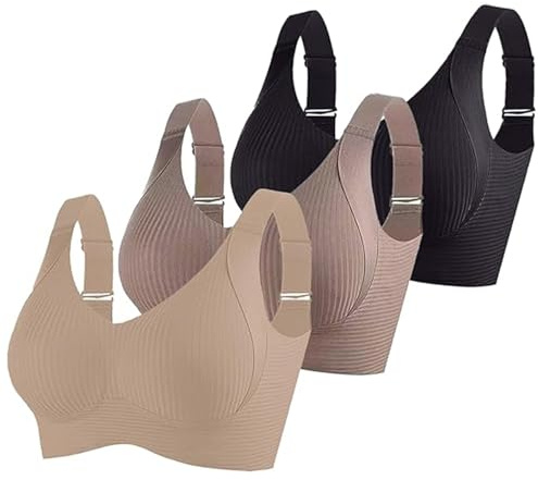 Lot de 3 Soutiens-Gorge Femme Brassiere Sport Soutien Gorge Push Up Brassière Sexy sous Vetements Feminins Soutien Gorge Anti Affaissement Brassière Bretelles Réglables Bra 2026