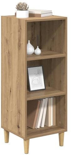 vidaXL Sideboard Artisan oak 32.5 x 34.5 x 90 cm Engineered wood, Modern Rectangular Sideboard, Stylish Hallway Cabinet, Functional Dining Room Storage, Engineered Wood Unit, Space-Efficient