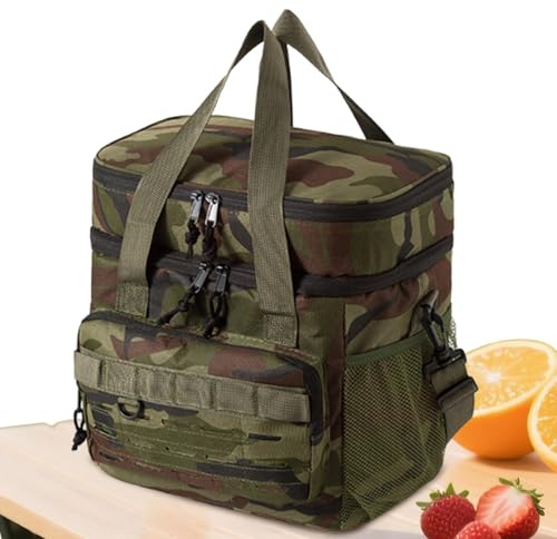 Sac Isotherme pour le Repas de Midi - 19 Litres Boîte à Déjeuner Sac Isotherme,Sacs Isothermes Étanches et Isolés | pour la Pêche le Covoiturage le Camion le Camping le Travail le Plein Air les Road T