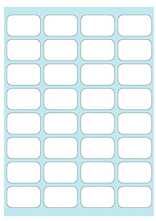 Herlitz 830422 Büroetiketten 12 x 19 mm
