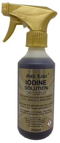 Other GOLD LABEL IODINE SPRAY, Clear, 250 ml (Pack of 1)