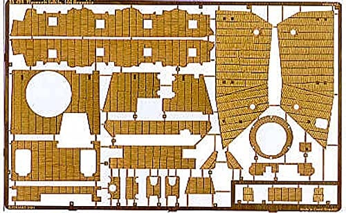 Eduard Accessories 35420 Modellbauzubehör Sturmpanzer IV Brummbär SdKfz. 166 Zimmerit Fotoätzsatz