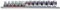 KING TONY 3013MR Jeu de Douilles Métriques sur Rail, Set de 13, 3/8, Black
