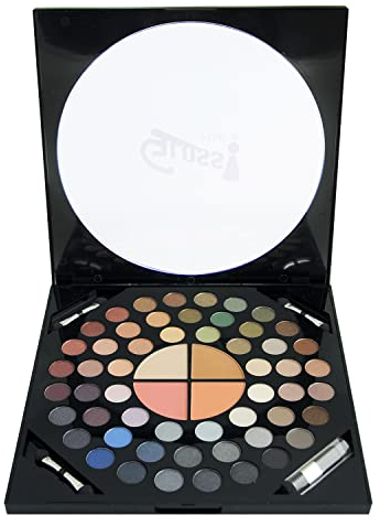 GLOSS! - PYRAMID - Palette Trucco per Donna - 130 Pezzi - Fard - Ombretto - Rossetto - Custodia Organizer - Idea Regalo Beauty - Trousse Trucchi Donna Completa
