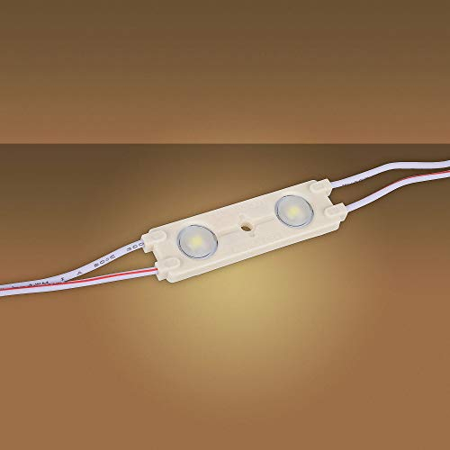 Mextronic LED-Module: 20 x 2er LED Power Module HL02, 0.72W, 3000K, 12V, IP65 [Energieklasse F]