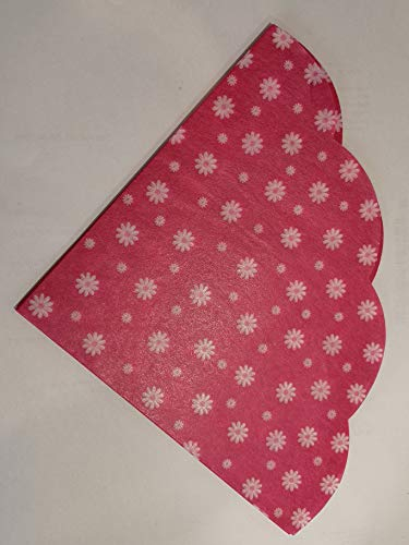 Japan-Serviette, 15 Stück, Blümchenmotiv, fuchsia/pink