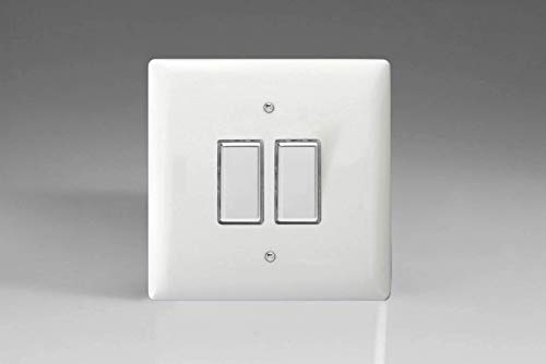 Varilight JOTS002C Value Polar White 2 Gang Touch Dimming Slave (use with V-Pro Master)