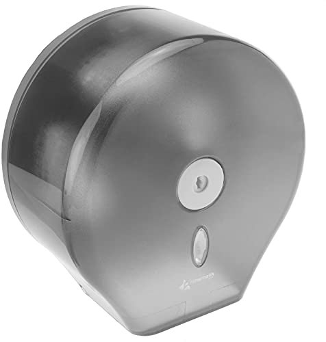 PrimeMatik - Porte-Rouleau de Papier Toilette en Gros. Distributeur Industriel Noir en Rouleau 268x130x280mm