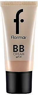 Flormar BB Cream mit SPF 20 für natürlichen Glow | Getönte Tagescreme mit Feuchtigkeitspflege | Deckt Hautunreinheiten ab | Für hellen bis mittleren Teint – 3 Light