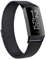 Amzpas Kompatible Für Fitbit Charge 3 Armband/Fitbit Charge 4 Armband, Metall Edelstahl Ersatzarmband Kompatibel mit Fitbit Charge 3/ Charge 4 (L, 03 Schwarz)