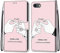 nancencen Kompatibel mit iPhone 7 / iPhone 8 / iPhone SE 2020 Hülle,Wallet (Karten Slot) Schutzhülle PU Leder Flip Cover TPU Magnetische Handyhülle - Weißrosa