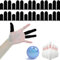 30 Stück Bowling Handschuhe Leichter Nahtloser Anti-Rutsch Griffschutzhandschuh für Bowling,Anti-Schweiß Atmungsaktiver Bowling Schutz handschuh Einweg Finger Sleeve Grip für rechte und Linke Hand