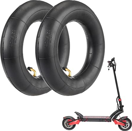 Fututech 10 Zoll 10 x 2,5 Zoll Luftschlauch, dick für Speedual Zero 10 x Innertube für VSETT mit gebogenem Ventil, Zubehör, Roller, Ersatzteil für Elektroroller (2 Stück)