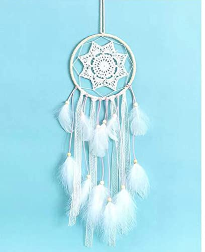 VAWSVOCS Traumfänger Kinder, Sweet Dream Catcher, mit Federn, im Böhmischen Stil, Dekoration, Wohnkultur, Ornament, Bastelgeschenk für Schlafzimmer, Wohnzimmer