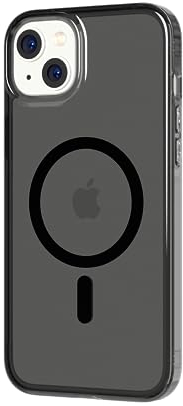 tech21 Evo Tint Hülle für iPhone 14 Plus, Kompatibel mit MagSafe, Einfache Telefonhülle, TPU und Antimikrobiall, Transparent, Fallschutz: 3,6m