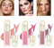 Ofanyia Liquid Blush, Soft Cream Blush Face Makeup, Moisturizing Lightweight Blendable Feel, Natural-Looking, Easy to Blend Soft Velvet Liquid Blusher for Cheek (3 Colors (01,02,03))