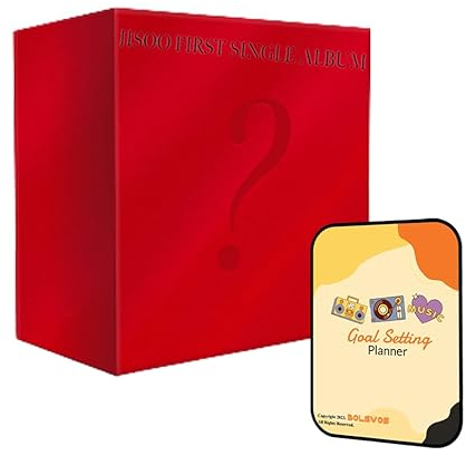 Blackpink JISOO FIRST SINGLE ALBUM KiT ALBUM Album [Kit Album]+Pre Order Benefits+BolsVos Exclusive K-POP Inspired Digital Merches (Goal Setting Planner, Sticker Pack)