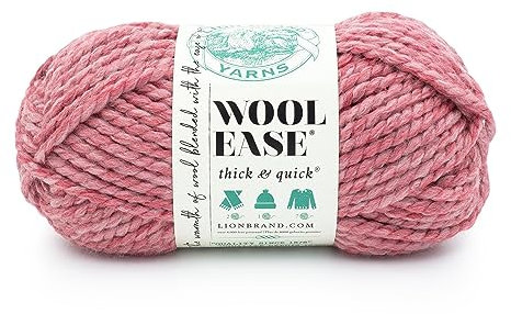Lion Brand Yarn Woolease Thick & Quick Yarn, 1 Pack, Potion