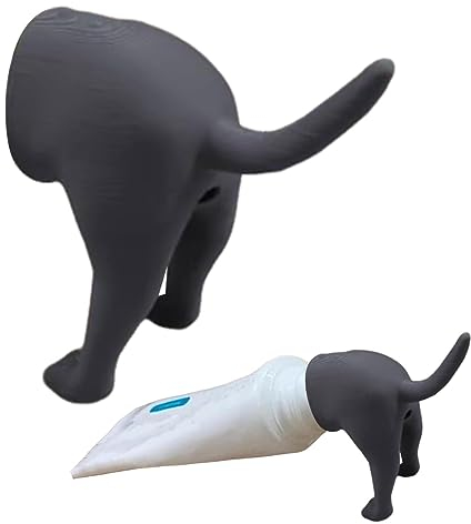 Zahnpasta Aufsatz Figur Lustig - Pooping Dog Toothpaste Topper | Zahnpasta Kappenspender | Streich Zahnpasta Quetscher | Lustige Zahnpasta-Kappe | EIN Urkomisches Streichgeschenk Für Freunde