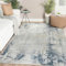 Famibay Teppich Wohnzimmer Moderner Teppich Schlafzimmer Kurzflor 120x170cm Teppiche Waschbar rutschfest Bodenteppich für Wohnzimmer Schlafzimmer Esszimmer (Beige Blau, 120x170cm)