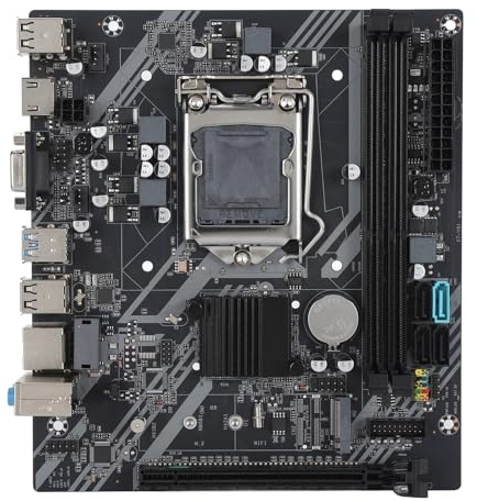 Topiky LGA 1155 Motherboard, B75 Computer Motherboard, DDR3 Motherboard M.2 Mining Gaming Motherboard mit I5 2400 CPU für LGA1155 2. 3. Generation CPU mit 1 X PCIEx16 Steckplatz