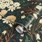 Fiula Floral Leaf Self Adhesive Wallpaper 41CMx3M Peel and Stick Wallpaper Vinyl Film Roll Contact Paper Beige Green Removable Decorative Furniture Sticker for Bathroom Kitchen Living Room Bedroom