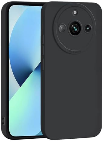 PanXCase Funda para Realme 11 Pro Plus/Realme 11 Pro - Carcasa Silicona Delgada Suave Ligera, Protección Antichoque Antideslizante Antiarañazos Case Cover (Negro)