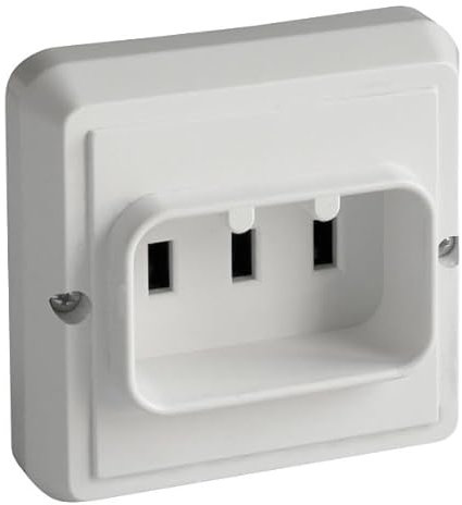 Clavija bipolar de 25A y 250V para cocina, ideal para conectar electrodomésticos y garantizar seguridad eléctrica.