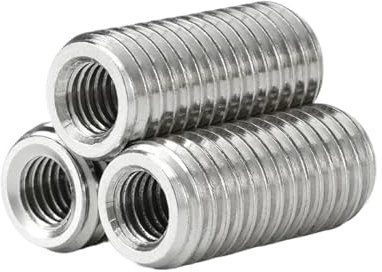 304 Edelstahl Innen Außengewinde Adapter Schraube Mantel Gewindeeinsatz Hülse Konvertierungsmuttern M2 M2.5 M3 M4 M5 M6 ~ M12(20mm,M12xM20 (1Pcs))