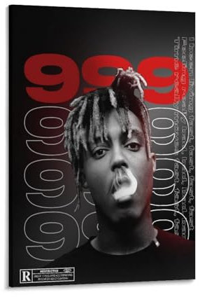 DAGUYS Rapper Juice Wrld Poster auf Leinwand, Wandkunst, dekoratives Bild, Drucke, moderne Dekoration, 20 x 30 cm