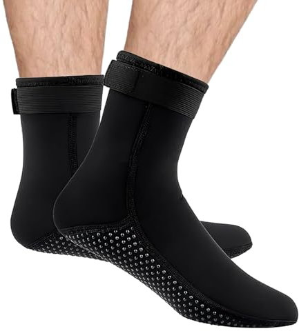 NHTJTHE Beachvolleyball Socken, Neoprensocken SchwimmsockenWasserdichte Funktion mit elastischer Dicke zum Schutz der Füße und Erwachsene Männliche Neoprensocken Strandsocken