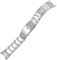 NIBYQ 22mm 21mm Massives Edelstahl-Uhrenarmband für Tissot Seastar T120417 T120407 T120 Silber Armband Armbänder Uhrenteile(T120407 silver,22mm)
