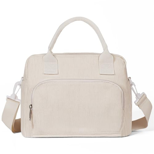 Aucuu Bolsa Térmica Porta Alimentos, Nevera portatil, 12L Bolsa Comida Trabajo Loncheras de Trabajo, Bolsa de Almuerzo Reutilizable Aislamiento, Spallacci Regolabili, Viajes, Picnic, Oficina